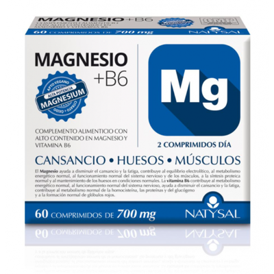 Natysal Magnesium + B6 60 Comp Natysal Magnesium + B6 60 Comp
