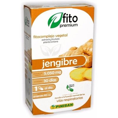 Pinisan Phyto Premium Ginger 30 capsules - Dietary Supplement Pinisan Phyto Premium Ginger 30 capsules - Dietary Supplement