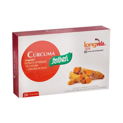 Santiveri Turmeric 24 Tablets - Food Supplement Santiveri Turmeric 24 Tablets - Food Supplement