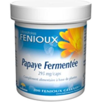 Fenioux Fermented Papaya 200 Capsules - Dietary Supplement Fenioux Fermented Papaya 200 Capsules - Dietary Supplement