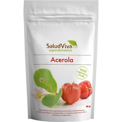 Salud Viva Acerola Model - Organic 80g Supplement Salud Viva Acerola Model - Organic 80g Supplement