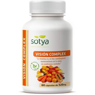 Sotya Vision Complex - 60 Capsules, Vision Support with Vitamin A & Zinc Sotya Vision Complex - 60 Capsules, Vision Support with Vitamin A & Zinc