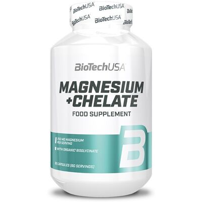 BioTechUSA Magnesium + Chelate - 60 caps - Dietary Supplement BioTechUSA Magnesium + Chelate - 60 caps - Dietary Supplement
