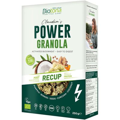 Biotona Power granola Almond Coconut Blackberry Turmeric - Granola Biotona Power granola Almond Coconut Blackberry Turmeric - Granola