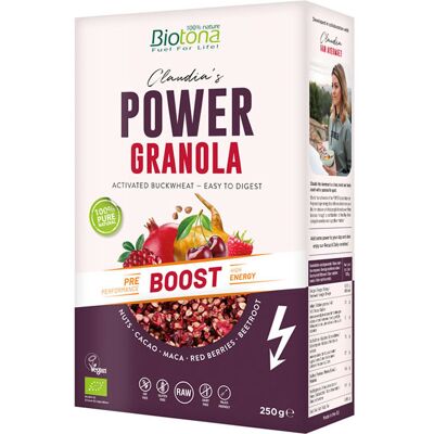 Biotona Power granola boost Muesli - Gluten-Free, Crunchy, Natural Ingredients Biotona Power granola boost Muesli - Gluten-Free, Crunchy, Natural Ingredients