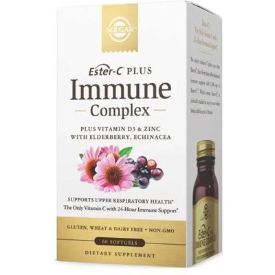 Solgar Ester-C Plus Immune Complex softgels (60 pcs.) Solgar Ester-C Plus Immune Complex softgels (60 pcs.)