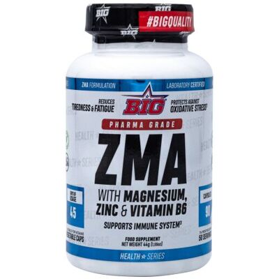 BIG Zma 90 Capsules - Magnesium, Zinc, Vitamin B6 Supplement BIG Zma 90 Capsules - Magnesium, Zinc, Vitamin B6 Supplement