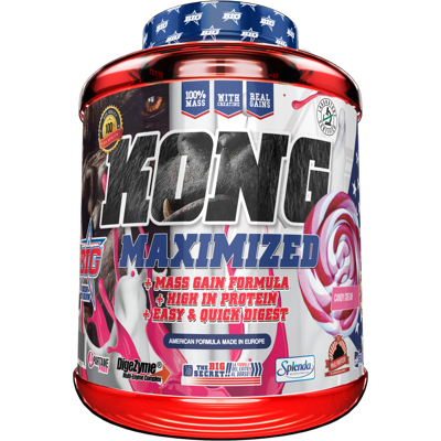 BIG Kong Gainer 3kg Candy Strawberry Cream BIG Kong Gainer 3kg Candy Strawberry Cream