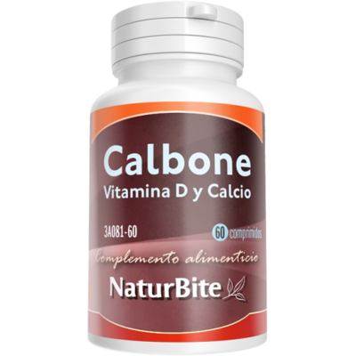 NATURBITE Calbone Vitamin D Calcium 60 Tablets - Dietary Supplement NATURBITE Calbone Vitamin D Calcium 60 Tablets - Dietary Supplement