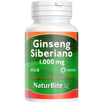 NATURBITE Siberian Ginseng 1000 mg - Dietary Supplement NATURBITE Siberian Ginseng 1000 mg - Dietary Supplement