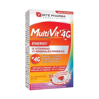 Forté Pharma Multivit 4G Energy - Multivitamin for Daily Vitality Forté Pharma Multivit 4G Energy - Multivitamin for Daily Vitality