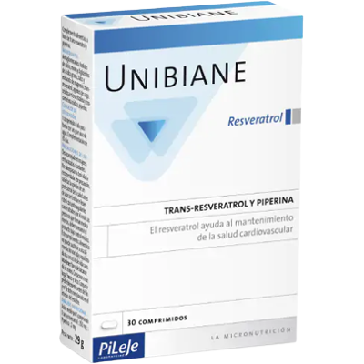 Pileje Unibiane Resveratrol - 30 Capsules Pileje Unibiane Resveratrol - 30 Capsules