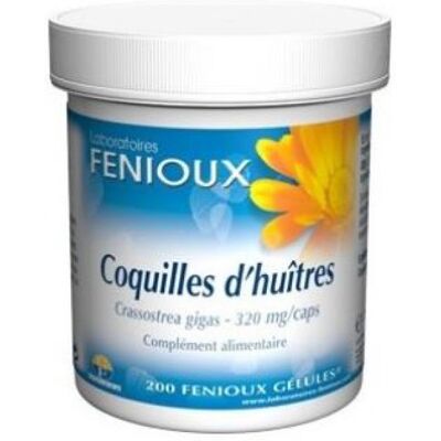 Fenioux Oyster Shell 200 Capsules - Dietary Supplement Fenioux Oyster Shell 200 Capsules - Dietary Supplement