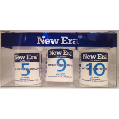 New Era Schussler trio detox salts - 5+9+10 New Era Schussler trio detox salts - 5+9+10