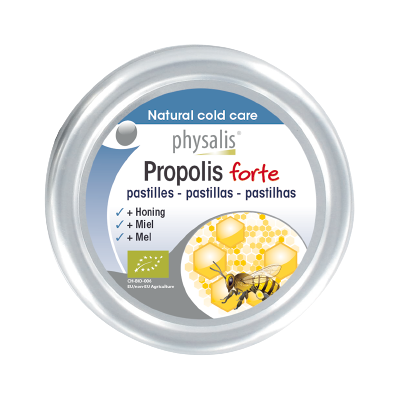 PHYSALIS Propolis Forte Lozenges - Cold Relief PHYSALIS Propolis Forte Lozenges - Cold Relief