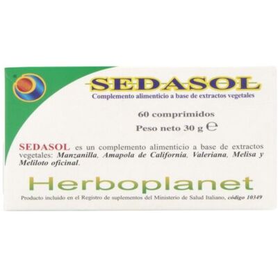 Herboplanet Sedasol - Relaxation Plant Extracts - 60 Tablets - Sleep Aid Herboplanet Sedasol - Relaxation Plant Extracts - 60 Tablets - Sleep Aid