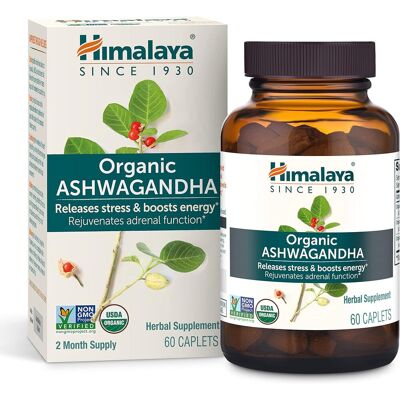 Himalaya Herbals Ashwagandha Organic 60 Capsules - Herbal Supplement Himalaya Herbals Ashwagandha Organic 60 Capsules - Herbal Supplement