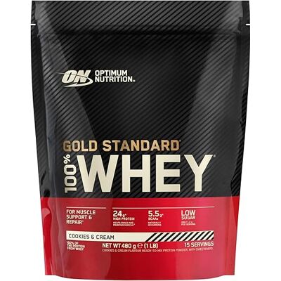 Optimum Nutrition 100% Whey Gold Standard 450-465 g cookies&cream - Protein Powder Optimum Nutrition 100% Whey Gold Standard 450-465 g cookies&cream - Protein Powder