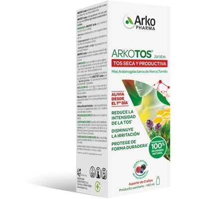 Arkopharma Arkotos Tos Seca y Productiva - Cough Syrup for Dry and Productive Cough - 140ml Arkopharma Arkotos Tos Seca y Productiva - Cough Syrup for Dry and Productive Cough - 140ml