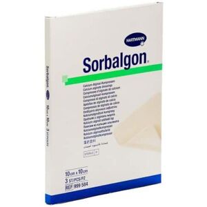 Hartmann Sorbalgon Dressing 10 x 10 cm 3 Units Hartmann Sorbalgon Dressing 10 x 10 cm 3 Units