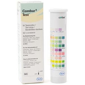 Roche Diagnostics Combur 9 Test Strips - Urine Test - 50 pcs Roche Diagnostics Combur 9 Test Strips - Urine Test - 50 pcs
