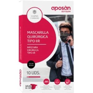Aposán First Aid Kit Surgical Mask 3 Layers Type IIR 10 Units Aposán First Aid Kit Surgical Mask 3 Layers Type IIR 10 Units