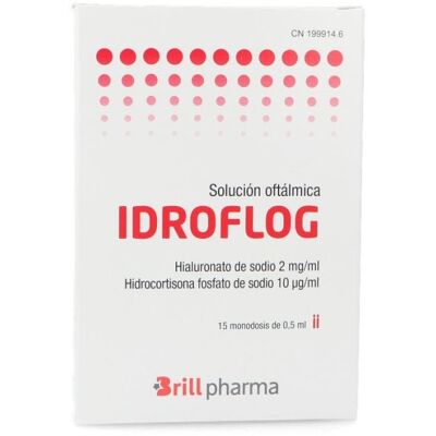 Brill Pharma Idroflog Ophthalmic Solution - 15 Single Doses Brill Pharma Idroflog Ophthalmic Solution - 15 Single Doses