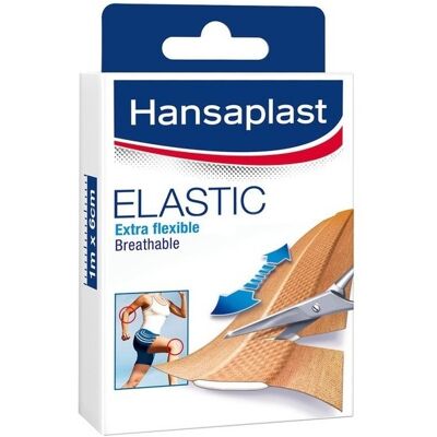 Hansaplast Elastic Apósito Tira 1m x 6cm - First Aid Tape Hansaplast Elastic Apósito Tira 1m x 6cm - First Aid Tape