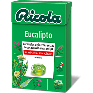 Ricola Caramelo Eucalipto Caja Sin Azúcar Ricola Caramelo Eucalipto Caja Sin Azúcar