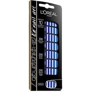 L'Oréal Paris Color Rich Nail Stickers 18 Units 005 French Mariniere L'Oréal Paris Color Rich Nail Stickers 18 Units 005 French Mariniere