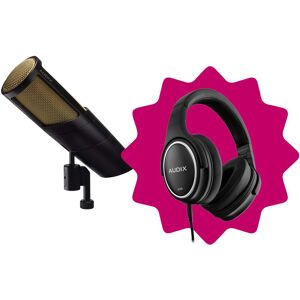 Audix PDX720SE Microphone - High-Quality Broadcast Microphone with A140 Headphones Audix PDX720SE Microphone - High-Quality Broadcast Microphone with A140 Headphones