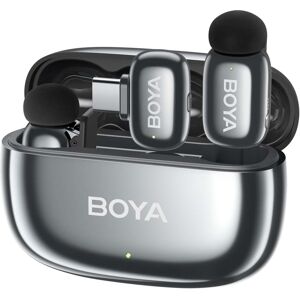 Boya Mini 2-02 Wireless tie-pin microphone USB-C, grey Boya Mini 2-02 Wireless tie-pin microphone USB-C, grey