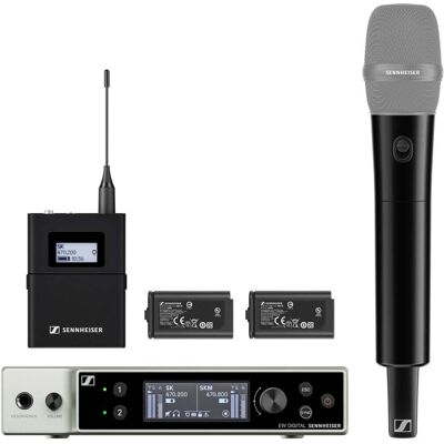 Sennheiser EW-DX SK / SKM-S Base Set U1/5 Wireless Combo Pack (823.2 - 831.8 & 863.2 - 864.8 MHz) Sennheiser EW-DX SK / SKM-S Base Set U1/5 Wireless Combo Pack (823.2 - 831.8 & 863.2 - 864.8 MHz)