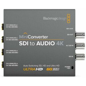 Blackmagic Design Mini Converter - SDI Audio 4K Blackmagic Design Mini Converter - SDI Audio 4K