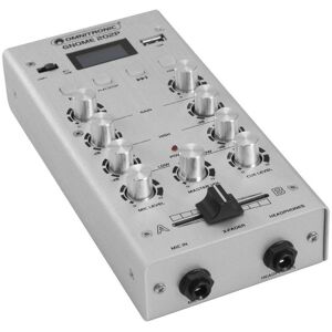 Omnitronic Gnome-202P Mini Mixer (Metallic) Omnitronic Gnome-202P Mini Mixer (Metallic)