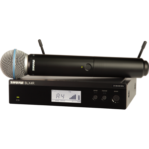 Shure BLX24RE/B58-H8E Wireless Handheld Microphone System (518 - 638 MHz) Shure BLX24RE/B58-H8E Wireless Handheld Microphone System (518 - 638 MHz)