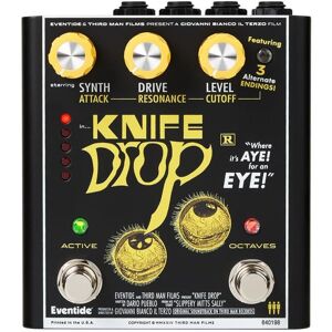 Eventide Knife Drop Sub-Octave Fuzz with Synth FX Eventide Knife Drop Sub-Octave Fuzz with Synth FX