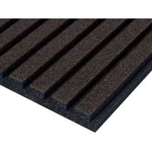 Adam Hall LD29 Foam - 15mm Grooved Black Foam Sheet Adam Hall LD29 Foam - 15mm Grooved Black Foam Sheet