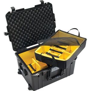 Peli 1607 Air Case with Dividers, 535 x 402 x 295 mm Peli 1607 Air Case with Dividers, 535 x 402 x 295 mm