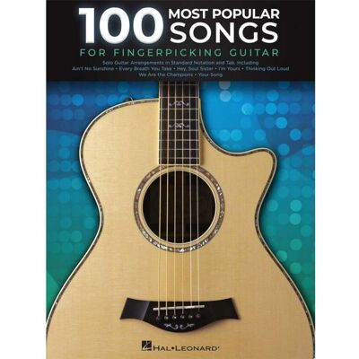 Hal Leonard 100 Most Popular Songs Guitar Fingerpicking Songbook Hal Leonard 100 Most Popular Songs Guitar Fingerpicking Songbook