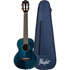 Flight Iris Tinta Tenor Transparant Blue tenor ukulele with gig bag Flight Iris Tinta Tenor Transparant Blue tenor ukulele with gig bag