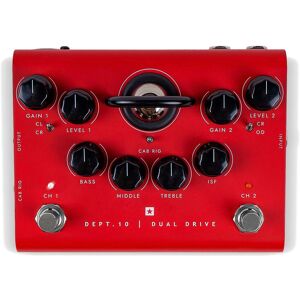 Blackstar DEPT.10 Dual Drive Valve Overdrive/Preamp Effect Pedal Blackstar DEPT.10 Dual Drive Valve Overdrive/Preamp Effect Pedal
