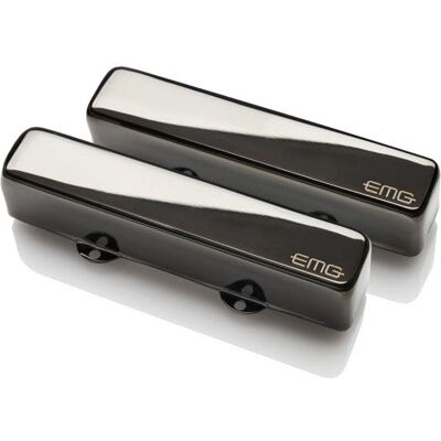 EMG RT Rip Tide Set Black Chrome Robert Trujillo Signature Active Bass Guitar Pickup Set EMG RT Rip Tide Set Black Chrome Robert Trujillo Signature Active Bass Guitar Pickup Set