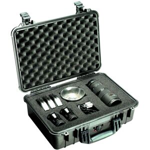 Peli 1500 BKF black case with foam 16.7 x 11.2 x 6.1 inches Peli 1500 BKF black case with foam 16.7 x 11.2 x 6.1 inches