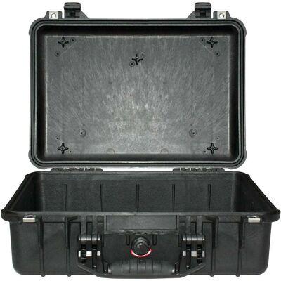 Peli 1500 BK Flight Case, 425 x 284 x 155mm (Empty) Peli 1500 BK Flight Case, 425 x 284 x 155mm (Empty)