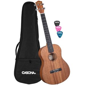 Cascha HH 2243 Mahogany Baritone Ukulele with Gig Bag Cascha HH 2243 Mahogany Baritone Ukulele with Gig Bag
