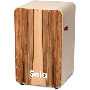 Sela CaSela Pro Satin Nut Cajon with Snare Throwoff Switch Sela CaSela Pro Satin Nut Cajon with Snare Throwoff Switch