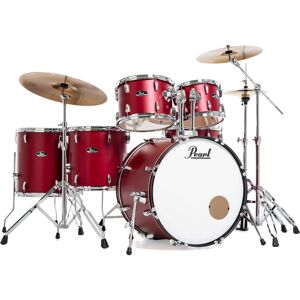 Pearl RS526SBC/C747 Roadshow Matte Red 6-Piece Drum Kit + Cymbals Pearl RS526SBC/C747 Roadshow Matte Red 6-Piece Drum Kit + Cymbals