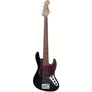 Sadowsky MetroExpress Vintage J/J Bass Morado Solid Black High Polish 5-String Bass Guitar Sadowsky MetroExpress Vintage J/J Bass Morado Solid Black High Polish 5-String Bass Guitar