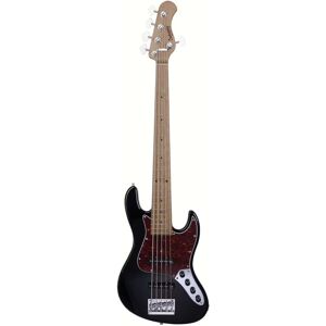 Sadowsky MetroExpress Vintage J/J Bass Roasted Maple Solid Black High Polish 5-String Bass Guitar Sadowsky MetroExpress Vintage J/J Bass Roasted Maple Solid Black High Polish 5-String Bass Guitar